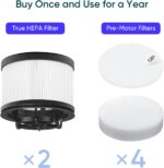 Levoit Vacuum Replacement Filter Set (4+2 Pack) for LVAC-300, LVAC-200 MAX & VortexIQ Series - Image 3
