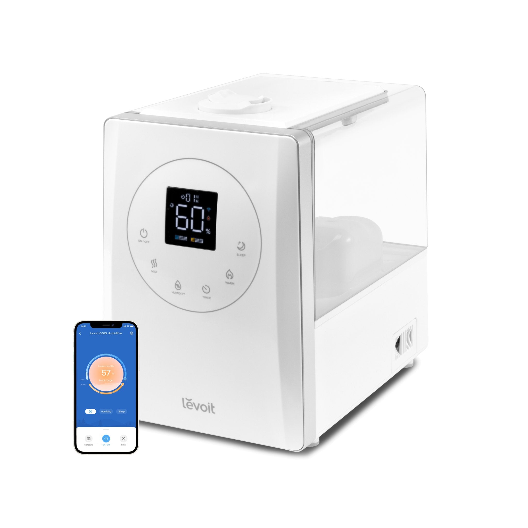 lv600s-smart-hybrid-ultrasonic-humidifier-108379 Levoit LV600S Smart Hybrid Ultrasonic Humidifier - Image 1